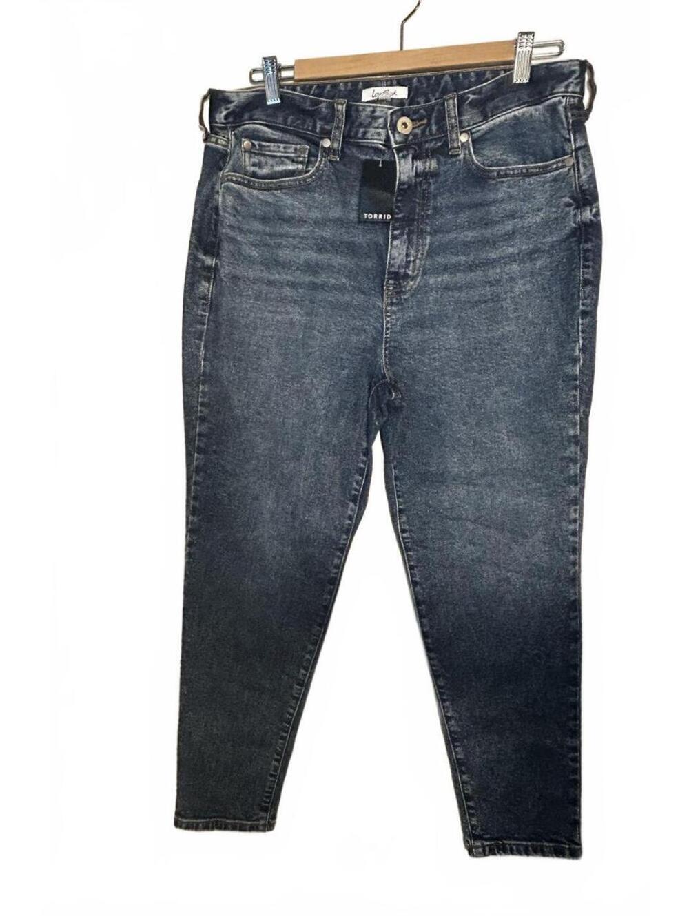 Torrid Lovesick Mom Jeans Dark Wash Tapered Size 10S